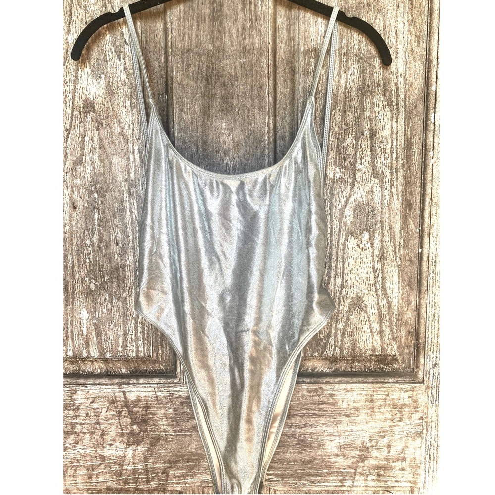 Forever 21 metallic bodysuit